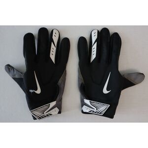 Nike PGF665 Men's Sz 2XL Black/Gray Vapor Jet 5.0 Football Gloves